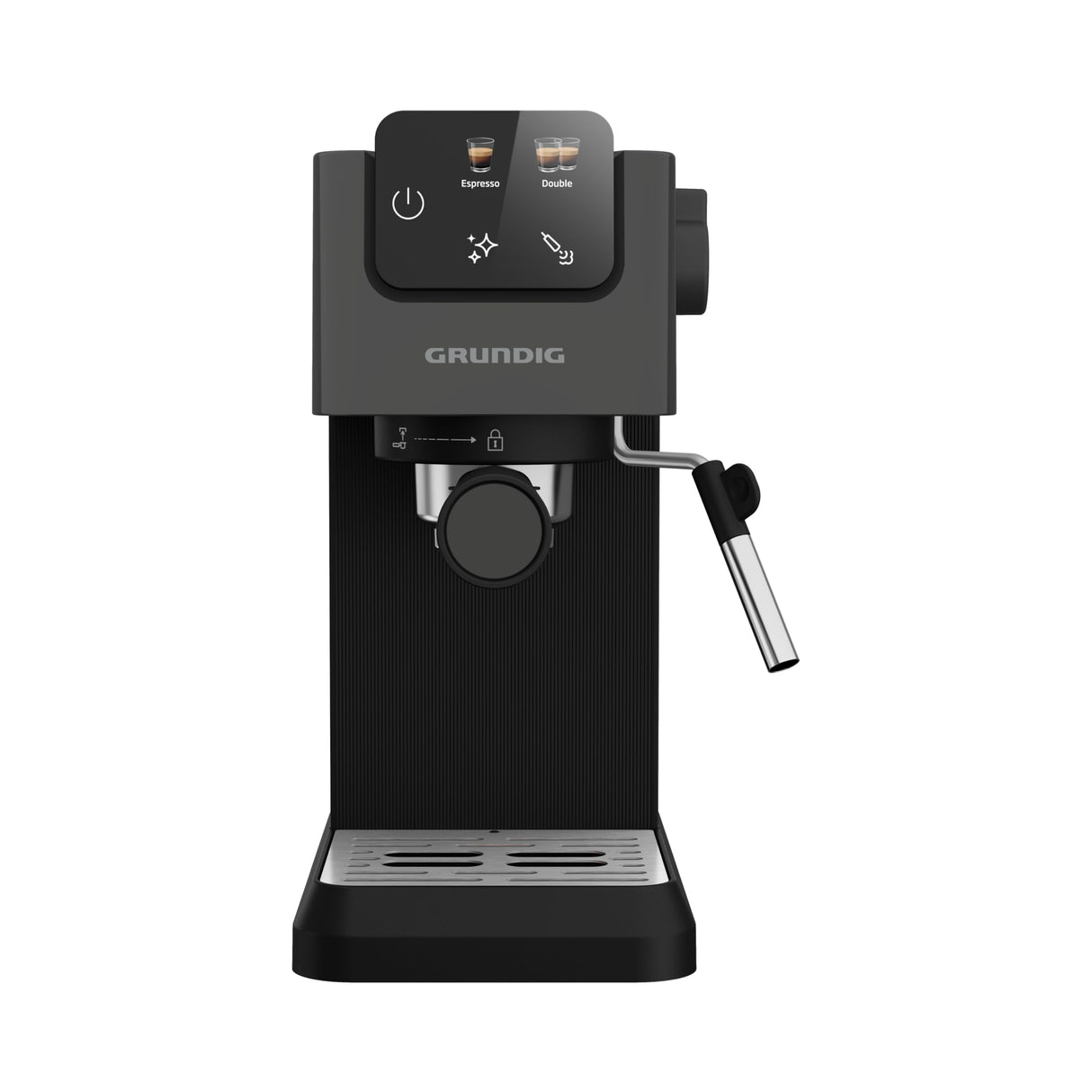 Grundig KSM 4330 Delisia Coffee - Espumador de leche semiautomático, Boquilla para espumar leche
