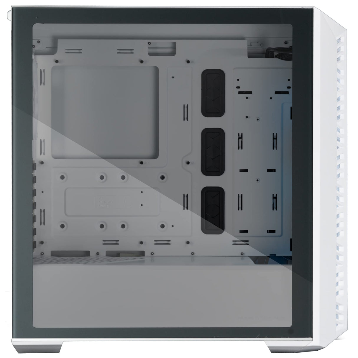 Cooler Master MasterBox 520 Mesh Caja PC - Media Torre ATX con 3 Ventiladores Preinstalados, Múltiples Configuraciones de Flujo de Aire, Paneles Frontal Mallado y Lateral TG, Controlador ARGB - Blanco