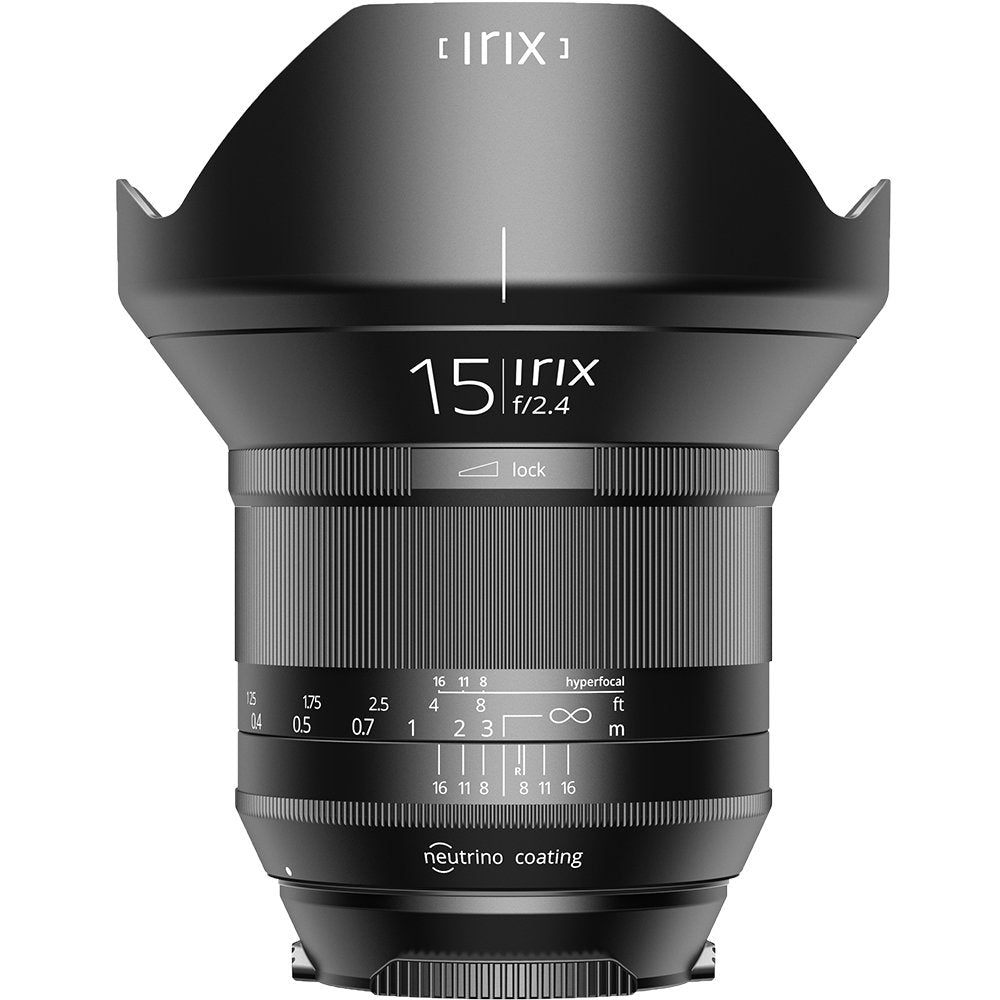 irix Ultra Gran Angular Lente Blackstone 15 mm f2,4 95 mm Rosca de Filtro de tamaño Completo, Brillante Etiqueta, optimizado Lente Anillo de Enfoque