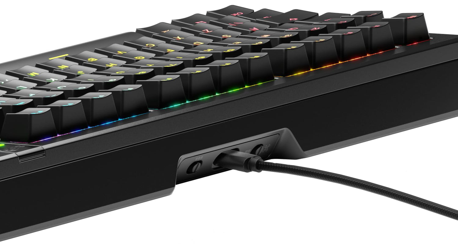 Glorious Gaming GMMK 3 Pro: Teclado mecánico Personalizable, TKL 75%, Carcasa de Aluminio y Juntas modulares, switches con Hot Swap MX, Espuma fonoabsorbente, QWERTY inglés - Negro