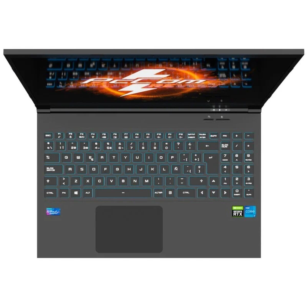 Notebook PcCom Revolt 3060 QWERTY Español 500 GB SSD i7-12700H 32 GB RAM 15,6" S7823329 - EAN: 0651637879219
