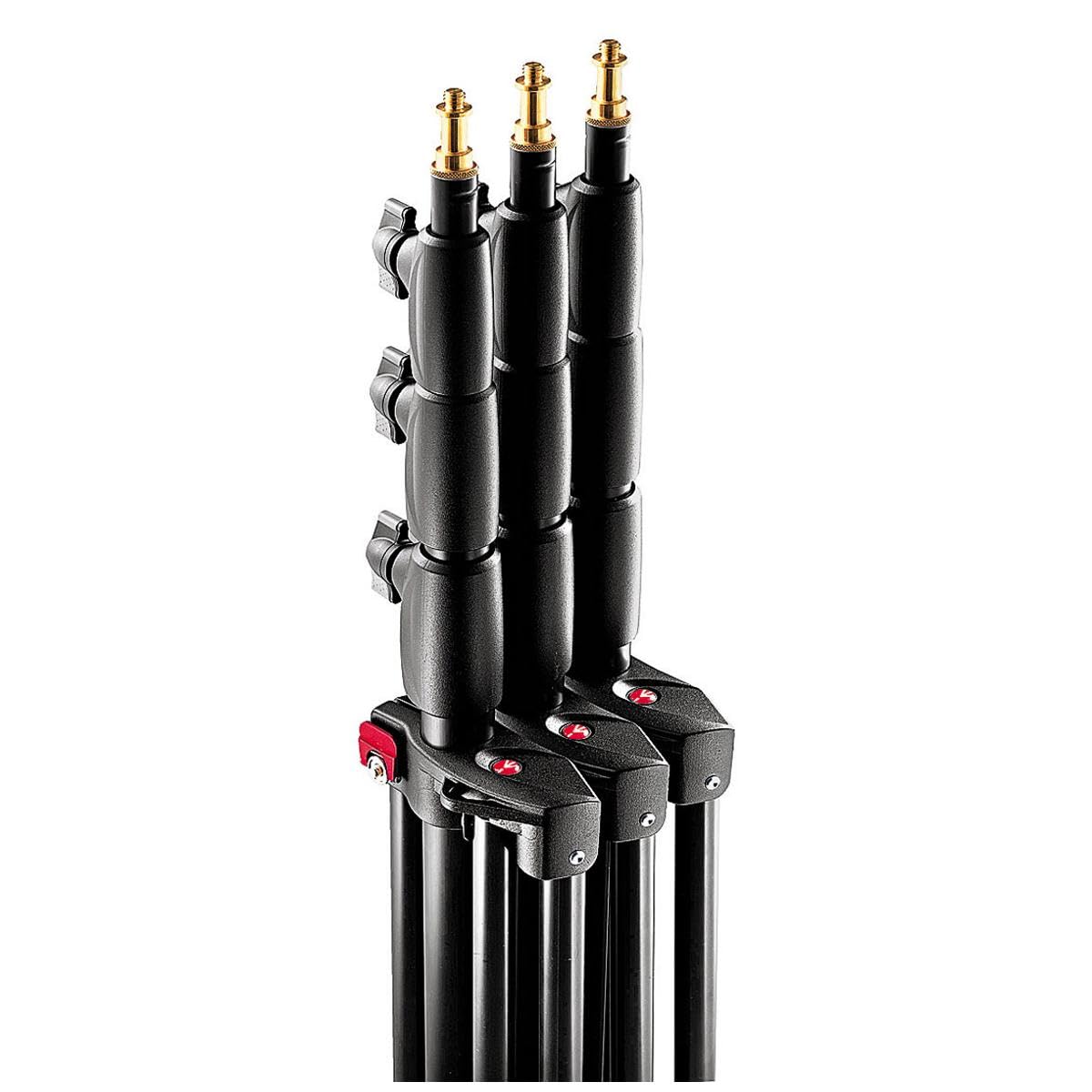 Manfrotto 1004BAC-3 tripode - Trípode (3 kg, Aluminio, Negro)