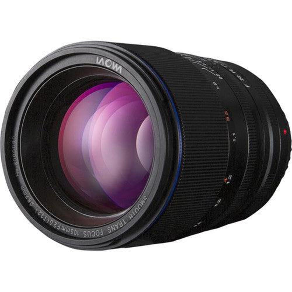 Laowa VE10520SFE - Objetico de 105 mm para cámara Sony FE, f/2 STF Lens, Color Negro