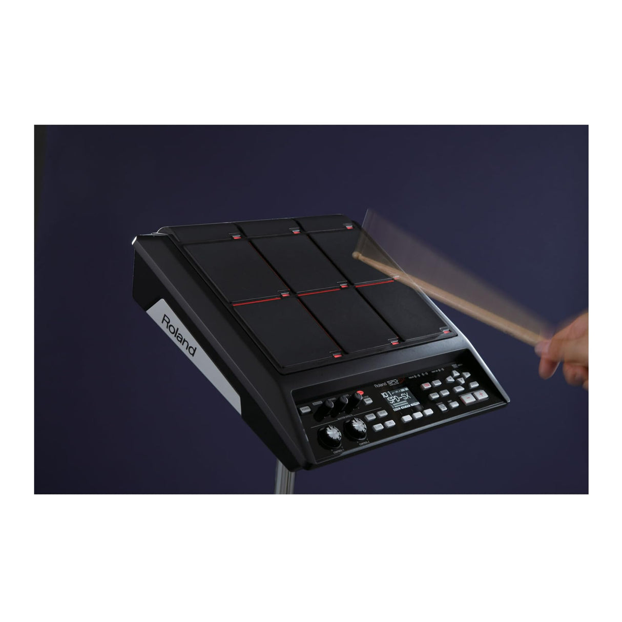 Pad de sampleo de percusión Roland SPD-SX — Exclusivo concepto de pad de sampleo, 4 GB de memoria interna, negro