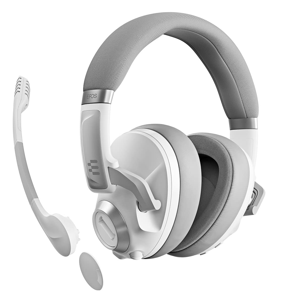 EPOS H3Pro Auriculares Inalámbricos Híbridos - Cascos Gaming para PC - Auriculares con Micrófono con Cancelación de Ruido Mejorada y Mezcla de Audio, Compatible con Windows 10 (Blanco)