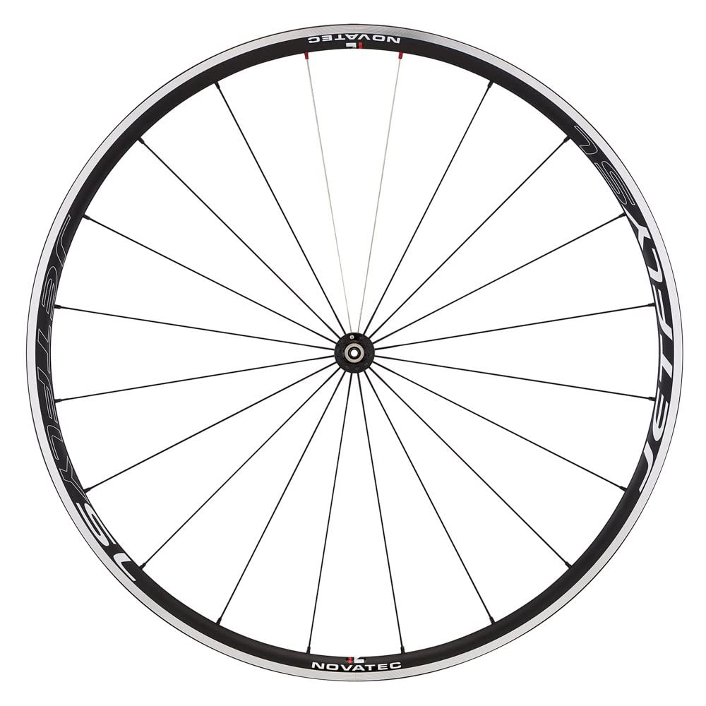 NOVATEC Road wheelset Jetfly SL U.1, 28", Front and Rear, Clincher Alloy, ETRTO 622-17 Outer Size: 21,3 Inner Size: 17 Depth: 23, tubeless Ready, F/R: 20/24 Alloy Laser Double butted Spokes,