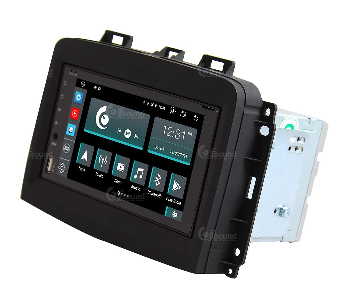 Autorradio de Ajuste Personalizado para Fiat 500L Restyling Android GPS Bluetooth WiFi Dab USB Pantalla táctil Full HD 6,2" procesador de 8 núcleos y comandos de Voz