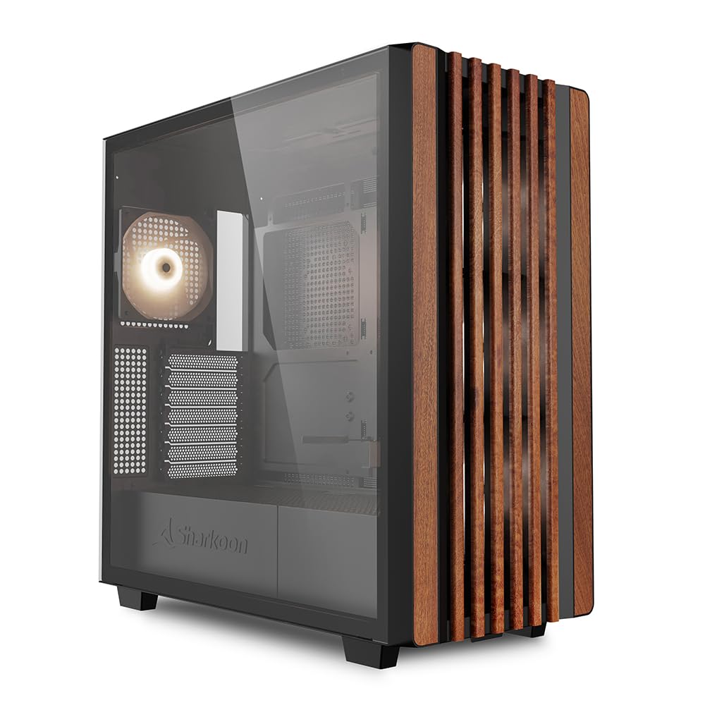 SHARKOON REBEL Rebel C70G RGB RGB Negro. Madera