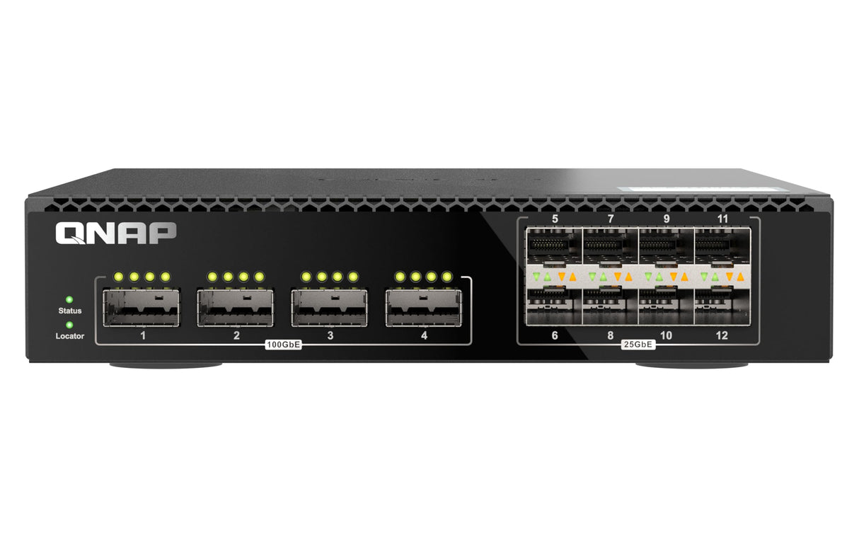 QSW-M7308R-4X Switch administrado de Alta Velocidad con Cuatro Puertos QSFP28 de 100 GbE y Ocho Puertos SFP28 de 25 GbE