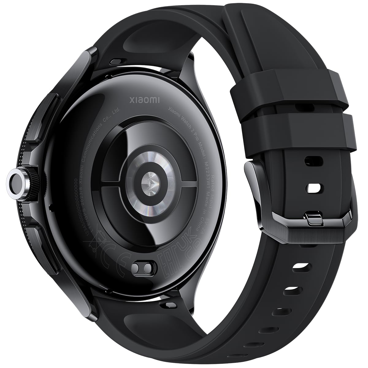 XIAOMI Watch 2 Pro - 4G LTE Black Case con Correa Negra Fluororubber