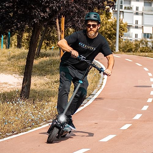 smartGyro Speedway - Patinete Eléctrico de 48V, 800W Pot. Máxima, Batería 13Ah, Autonomía 50 Km, Ruedas de 10 inches Dual Grip, Suspensiones, Triple Frenada, Certificado DGT, Segunda Generación