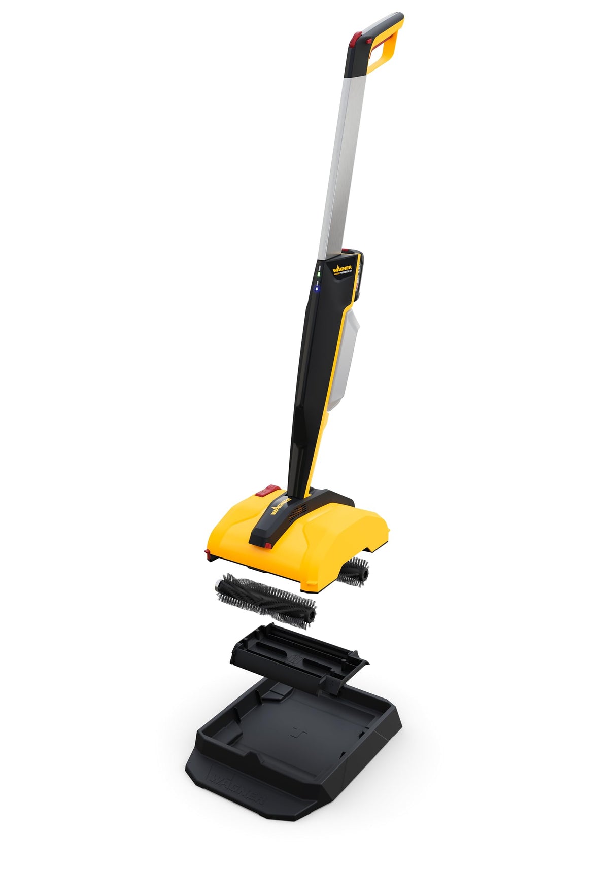WAGNER limpiador de terrazas multifuncional Levaro Powerbrush 18V (la batteria e il caricatore non sono inclusi) - para el mantenimiento sencillo y la limpieza básica de zonas exteriores
