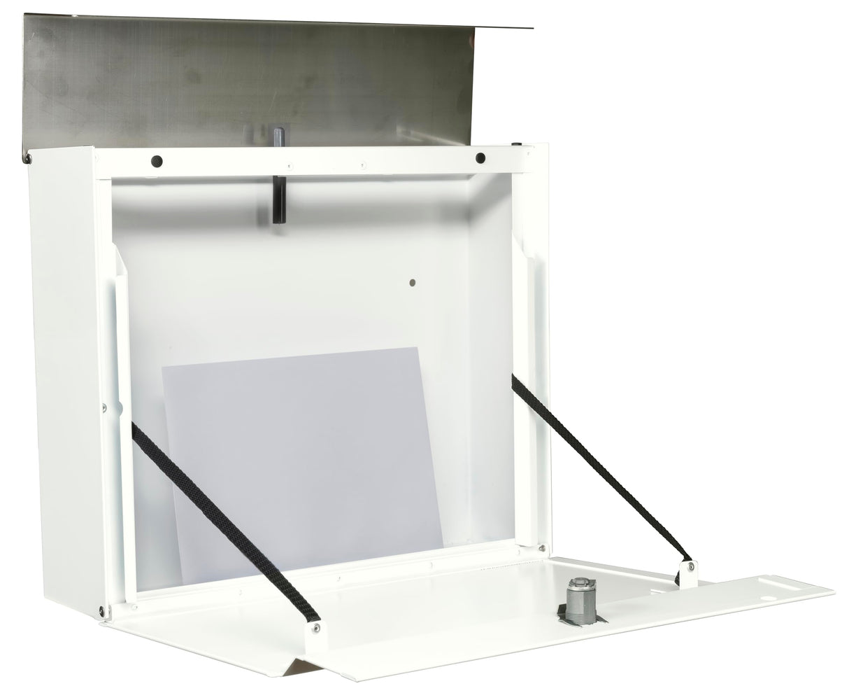 Renz Horizon 670001 - Buzón, diseño en Gris Antracita (RAL 7016), Color Gris