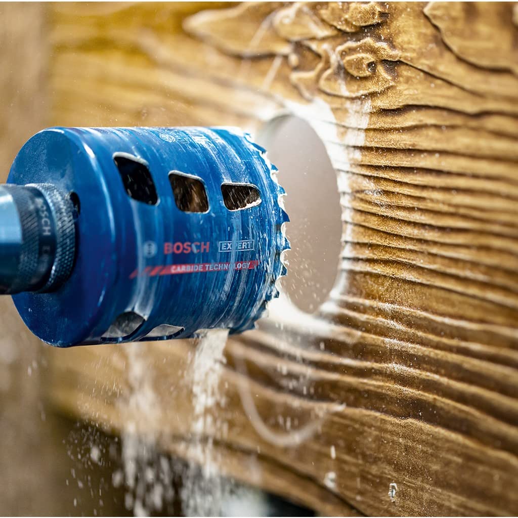 Bosch Professional 14x Set de sierras de corona Expert Tough Material (Accesorios Taladro de impacto rotativo), Gris, Ø 20-76 mm