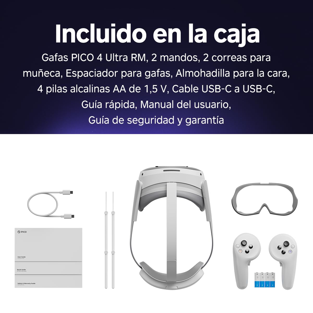 PICO 4 Ultra 256GB - Gafas de VR y Realidad Mixta
