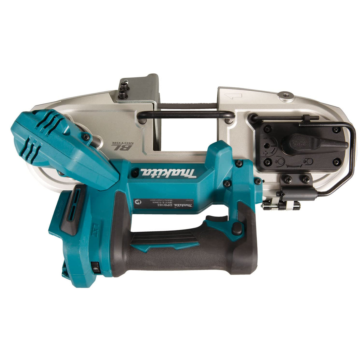 Makita DPB183Z Sierra de cinta inalámbrica de 18 V (sin batería, sin cargador)