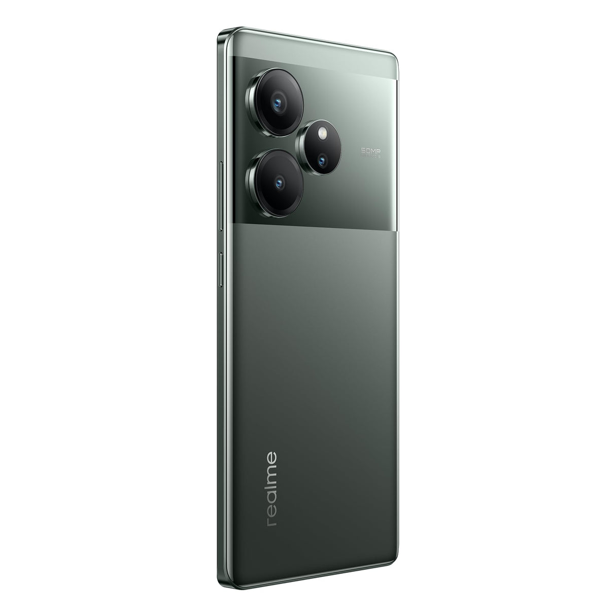 realme GT 6 5G Teléfono Móvil 8+256 GB, Procesador Snapdragon 8s de 3.ªgeneración, Pantalla ultrabrillante de 6000 nits, Cámara Sony LYT-808 con OIS, Carga SUPERVOOC de 120 W, Verde, sin Adaptador