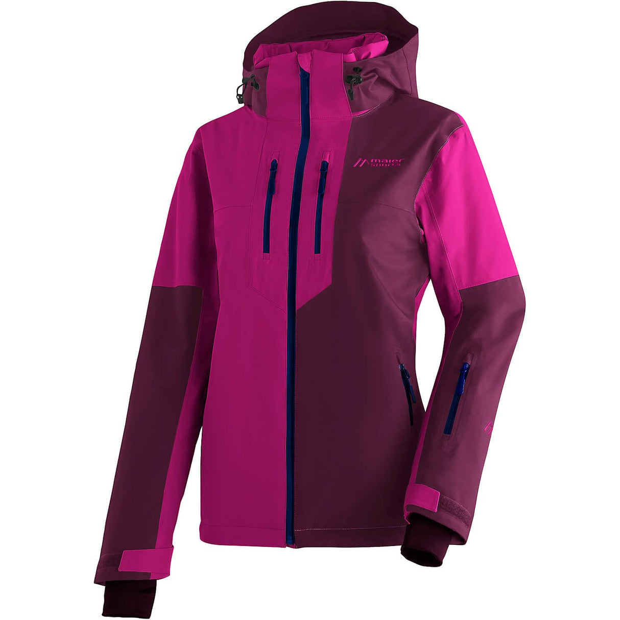 Maier Sports Manzaneda Chaqueta de esquí, Magenta/Cherrywin, 50 Mujeres