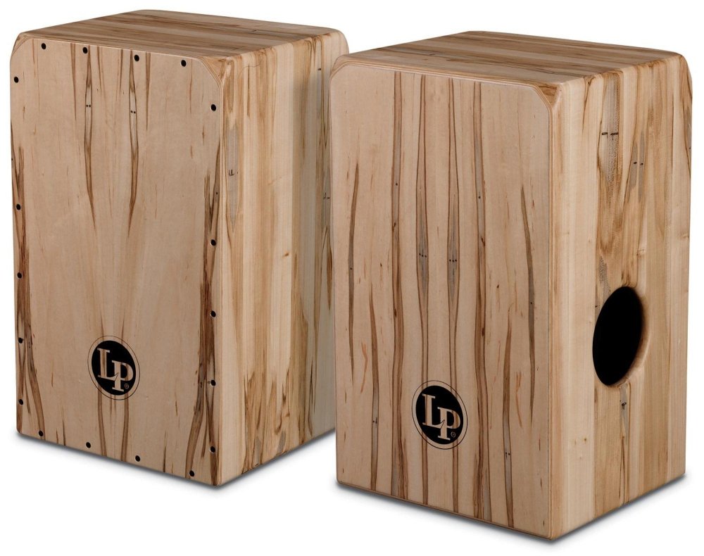 LP Latin Percussion LP1421 - Cajón con 2 voces, 2 chapas frontales
