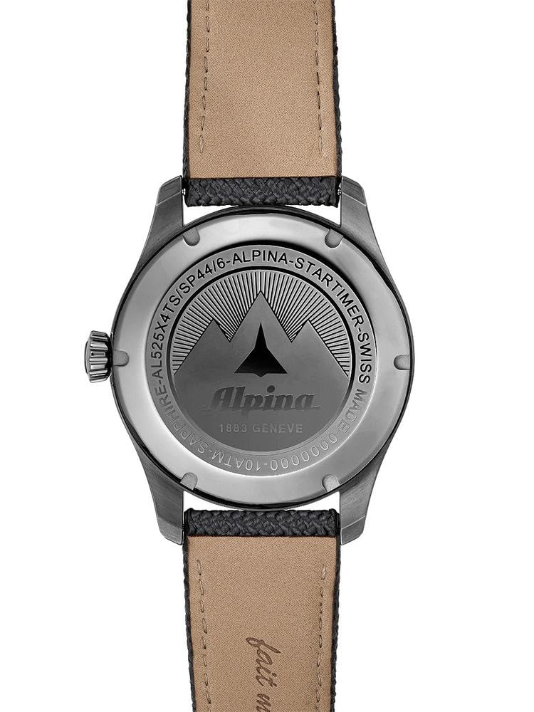 Alpina Reloj Analógico para Hombre de Cuarzo con Correa en Acero Inoxidable mid-39661