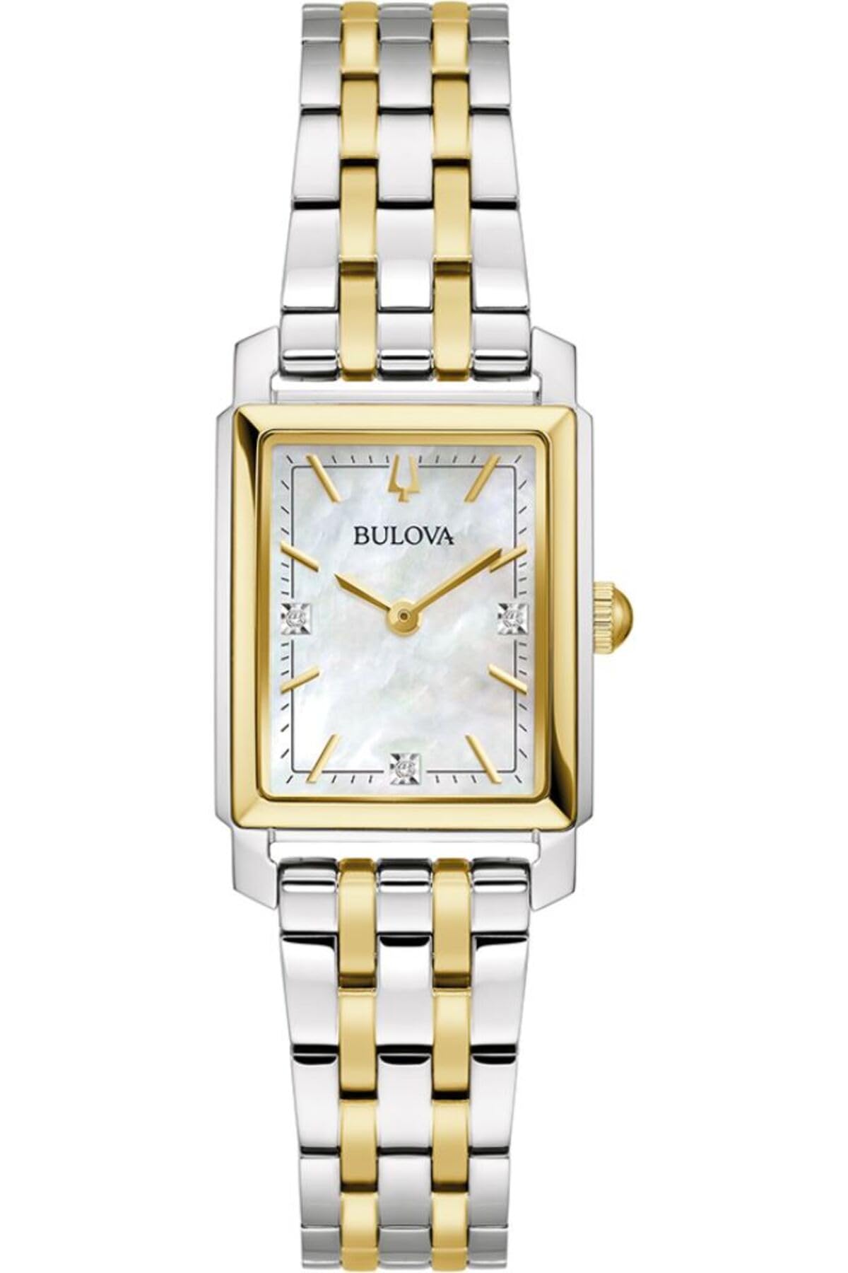 BULOVA Analógico Modelo 98P220 Sutton Ladies Watch 21mm 3ATM. Marca