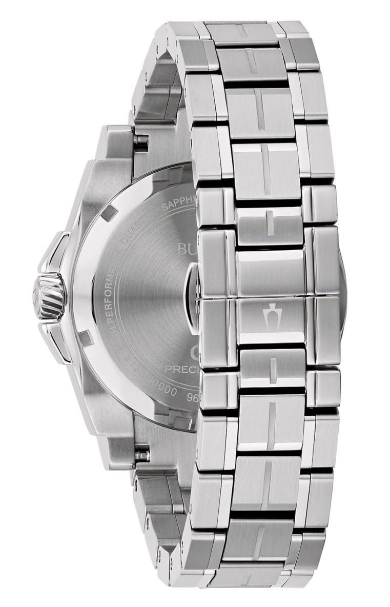 Bulova Reloj Analógico para para Hombre de Cuarzo con Correa en Acero Inoxidable 96B417