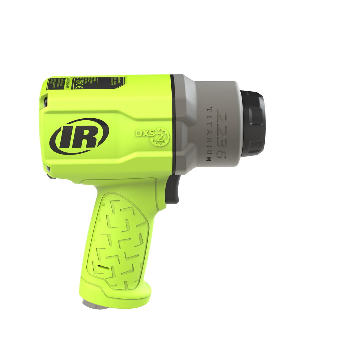 Ingersoll-Rand 2236QTIMAX-G DXS2 Llave de Impacto Neumática, Silenciosa, 2034 Nm, Caja Martillo Titanio, Anillo Fricción, Verde