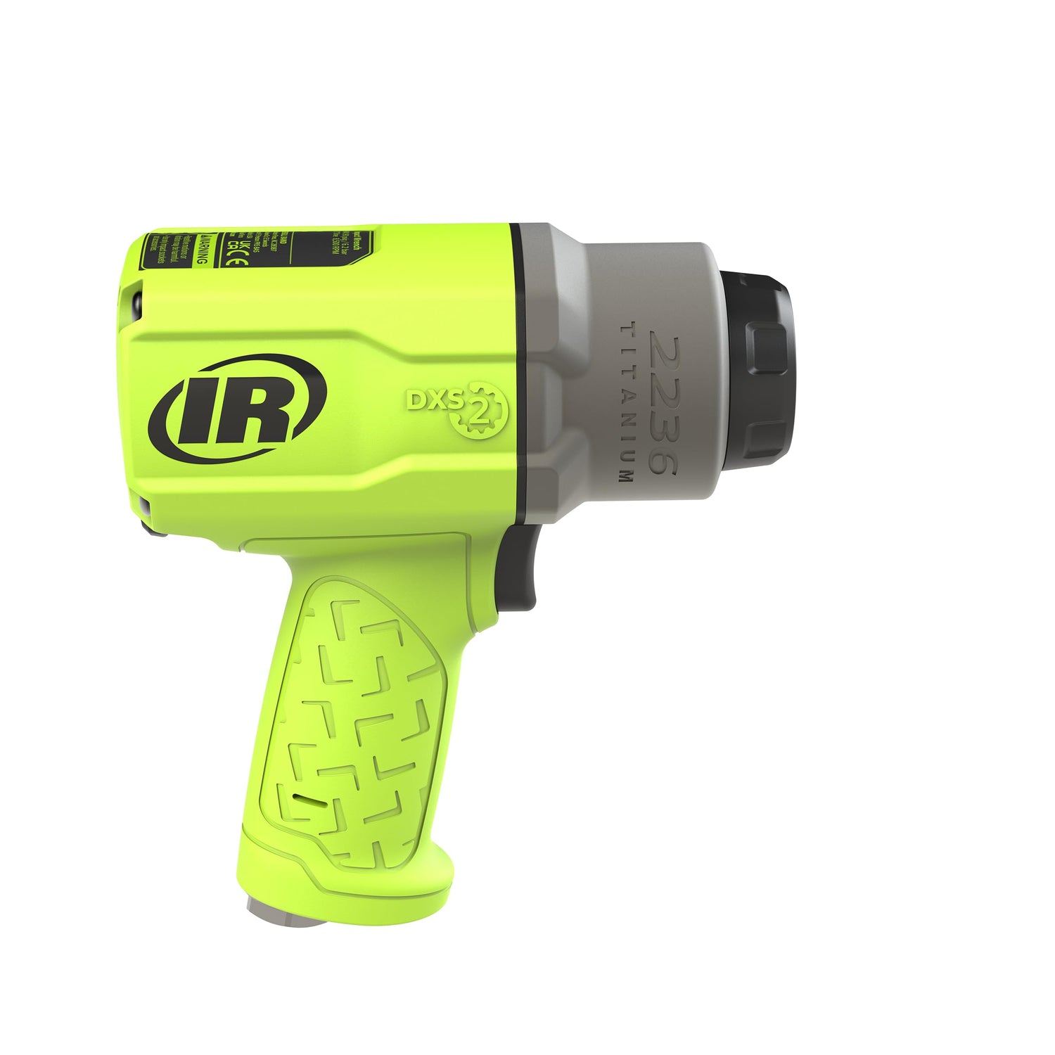 Ingersoll-Rand 2236QTIMAX-G DXS2 Llave de Impacto Neumática, Silenciosa, 2034 Nm, Caja Martillo Titanio, Anillo Fricción, Verde