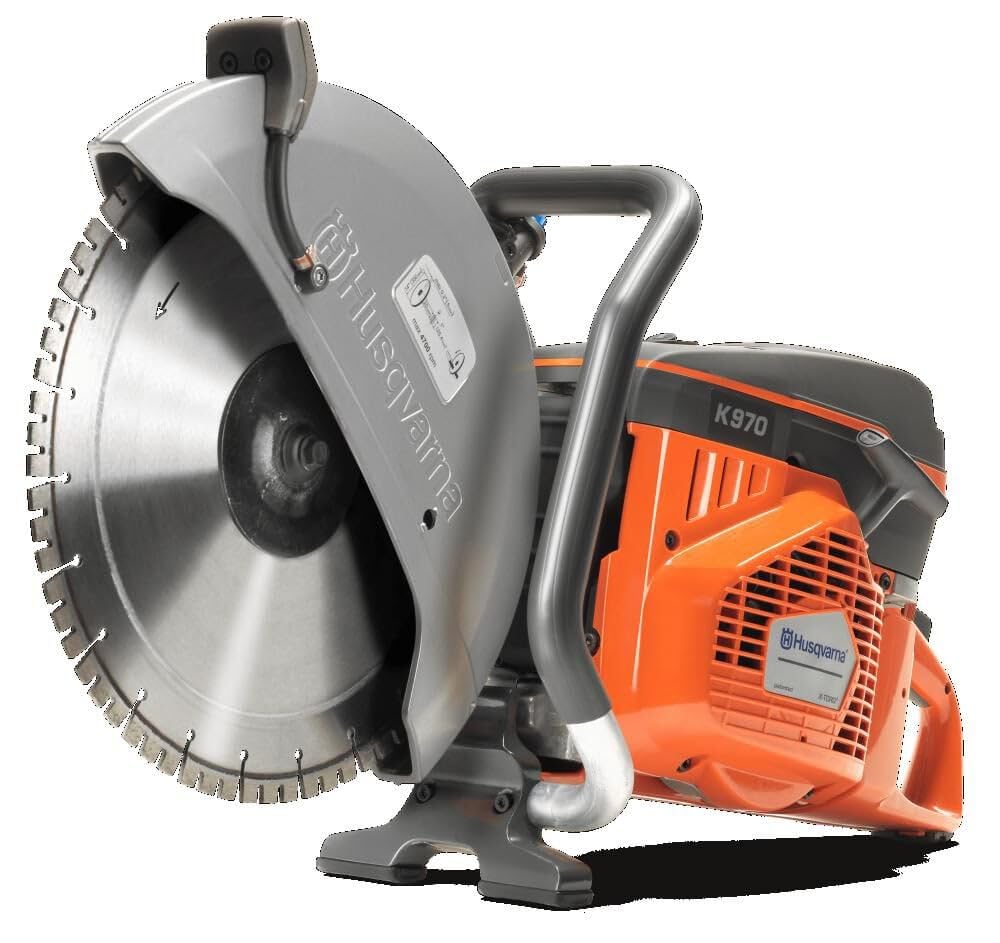 Troncadora Husqvarna K970 III X-Torq con 2 discos Diamantados 400 mm