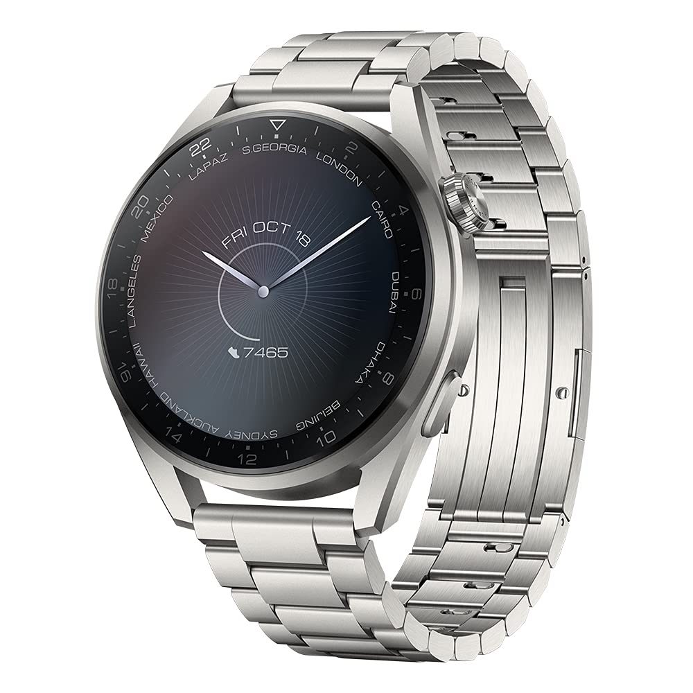 HUAWEI Watch 3 Pro – 4G – Reloj Inteligente – Pantalla AMOLED de 1,43" – Teléfono eSIM – Duración de la batería 5 días – SpO2 y medición de la frecuencia cardíaca 24/7 – GPS – 5 ATM –