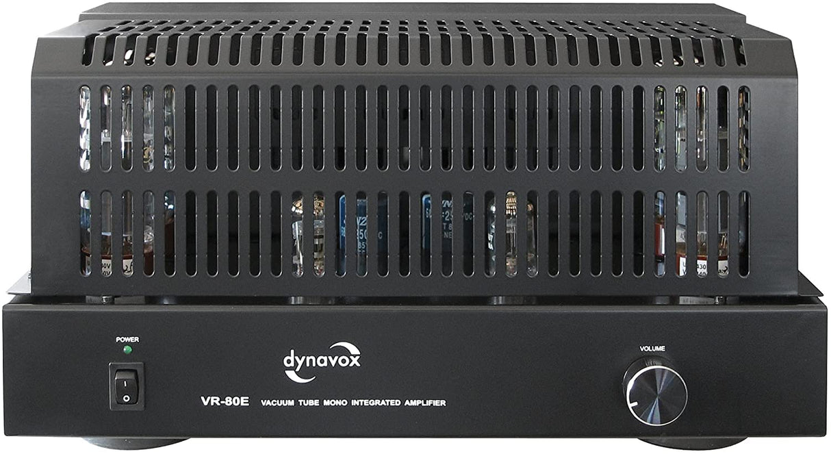 Dynavox VR-80E - Amplificador a válvulas mono, color negro (importado)
