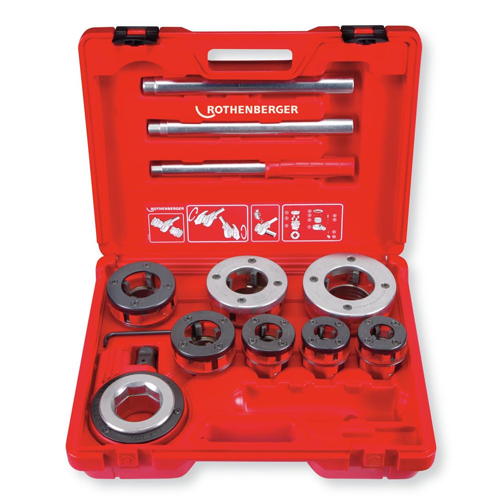 Rothenberger 70892X 070892X-Terraja 600 bspt-d 1/2-2", Red, 1/2-2pulgadas