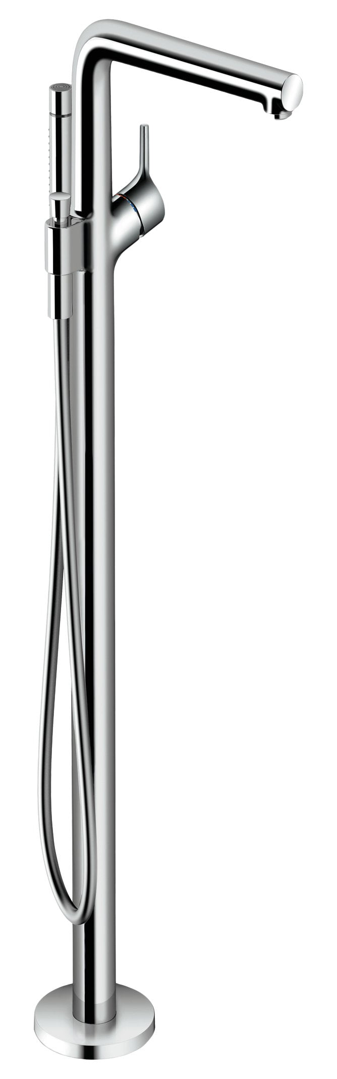 Hansgrohe 72412000 Talis S grifo de pie con ducha de mano para bañera, cromo