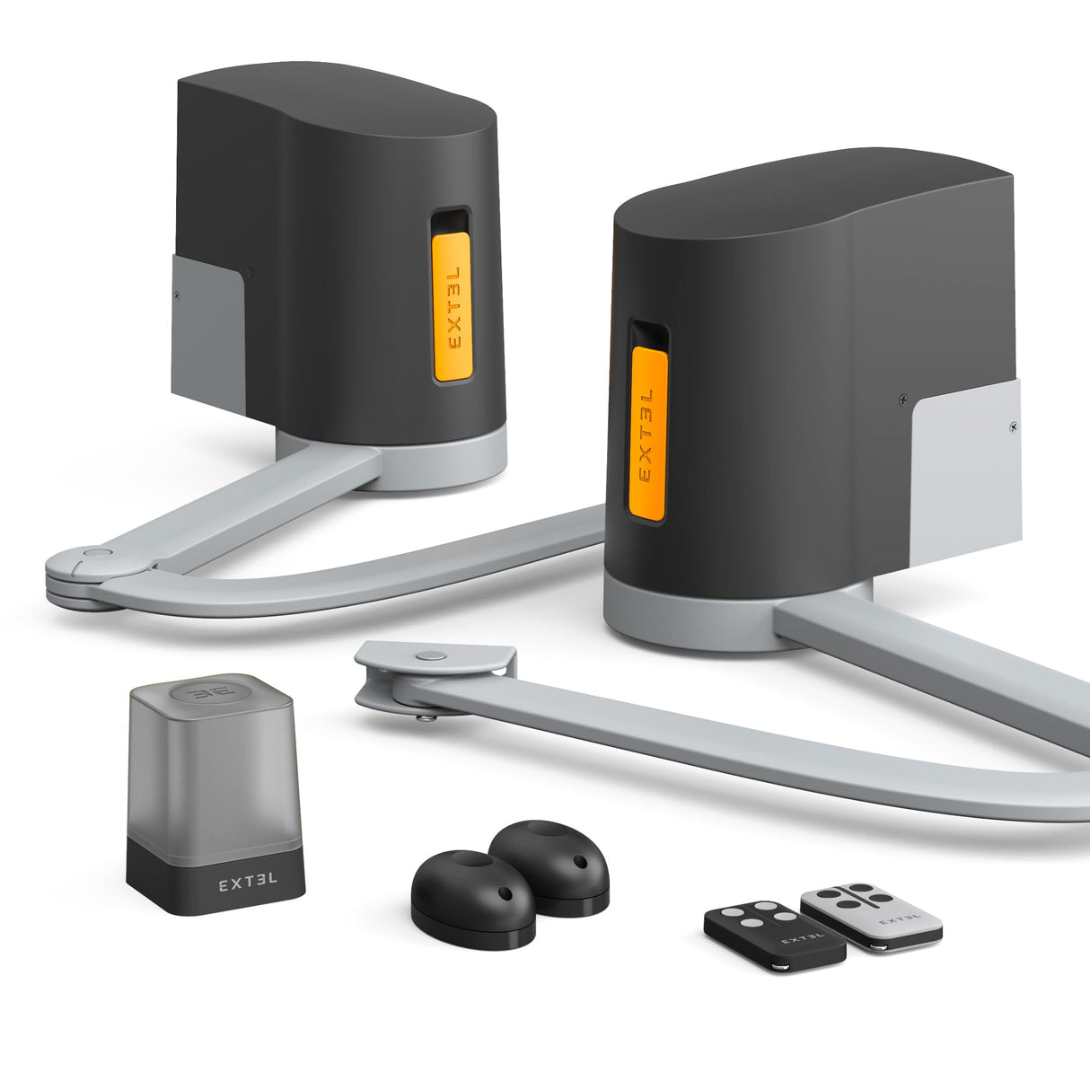 EXTEL – Motorización conectada a brazos articulados para puerta batiente: 2,5 m/250 kg por batiente – XB250 Umii – 761005