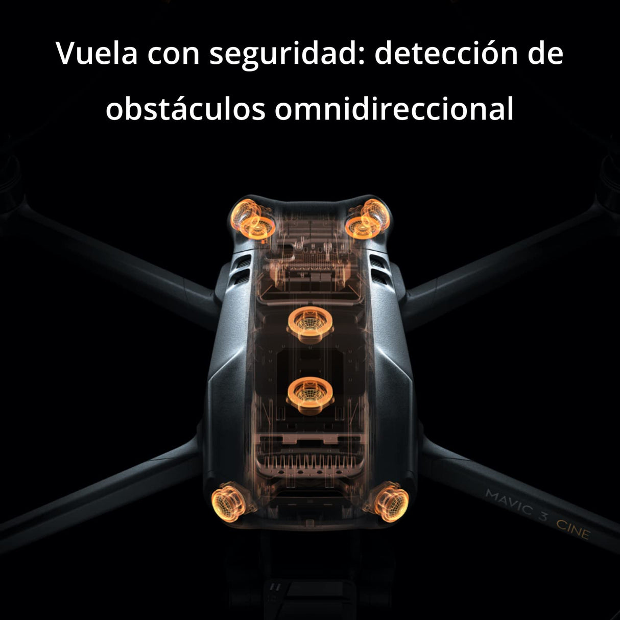 DJI Mavic 3 Cine Premium Combo - Dron con Mando a distancia, cámara Hasselblad CMOS 4/3, vídeo 5.1K, detección de obstáculos omnidireccional, 46 min de vuelo, Apple ProRes 422 HQ, Certificado C1