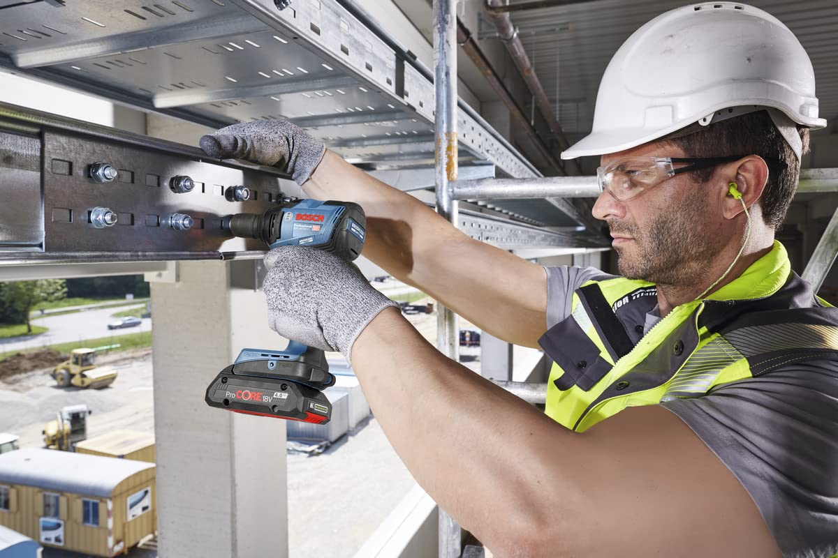 Bosch Professional 18V System GDS 18V-210 C - Llave de impacto a batería (Brushless, 210 Nm, par de desapriete 370 Nm, conectable, sin batería, en caja)