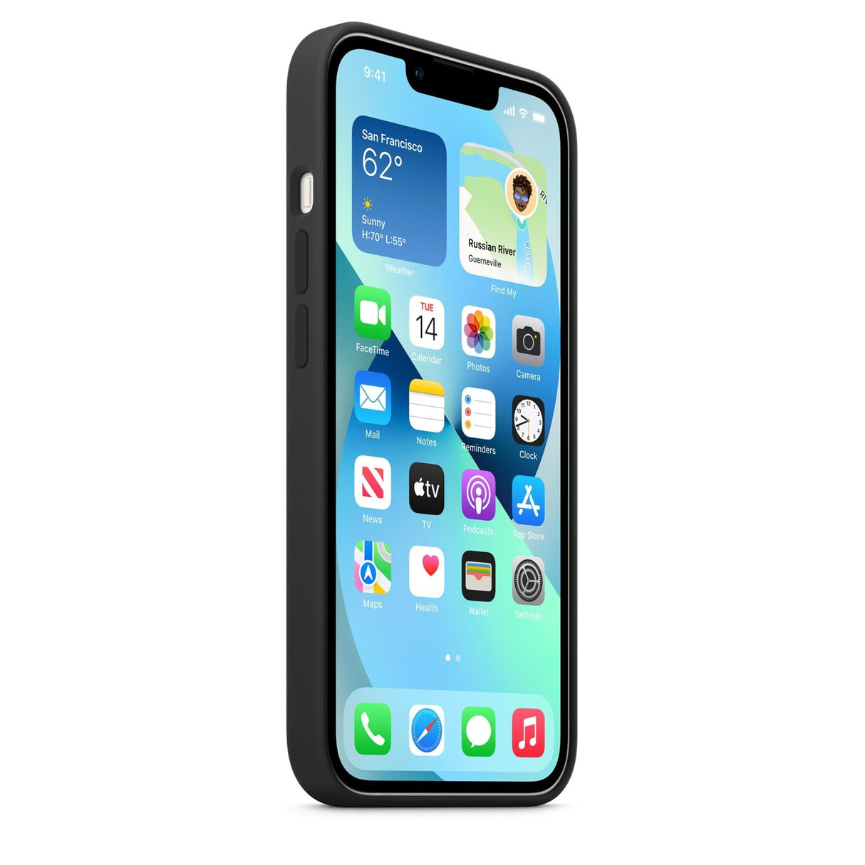 Apple Funda de Silicona con MagSafe para el iPhone 13 - Medianoche