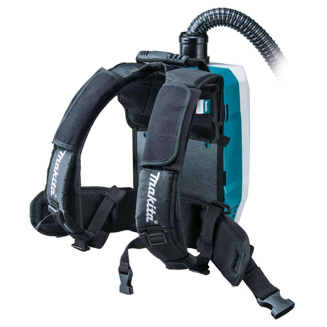 Makita VC008GZ Aspiradora de Mochila, 40 V, máx. (sin batería, sin Cargador), Blanco