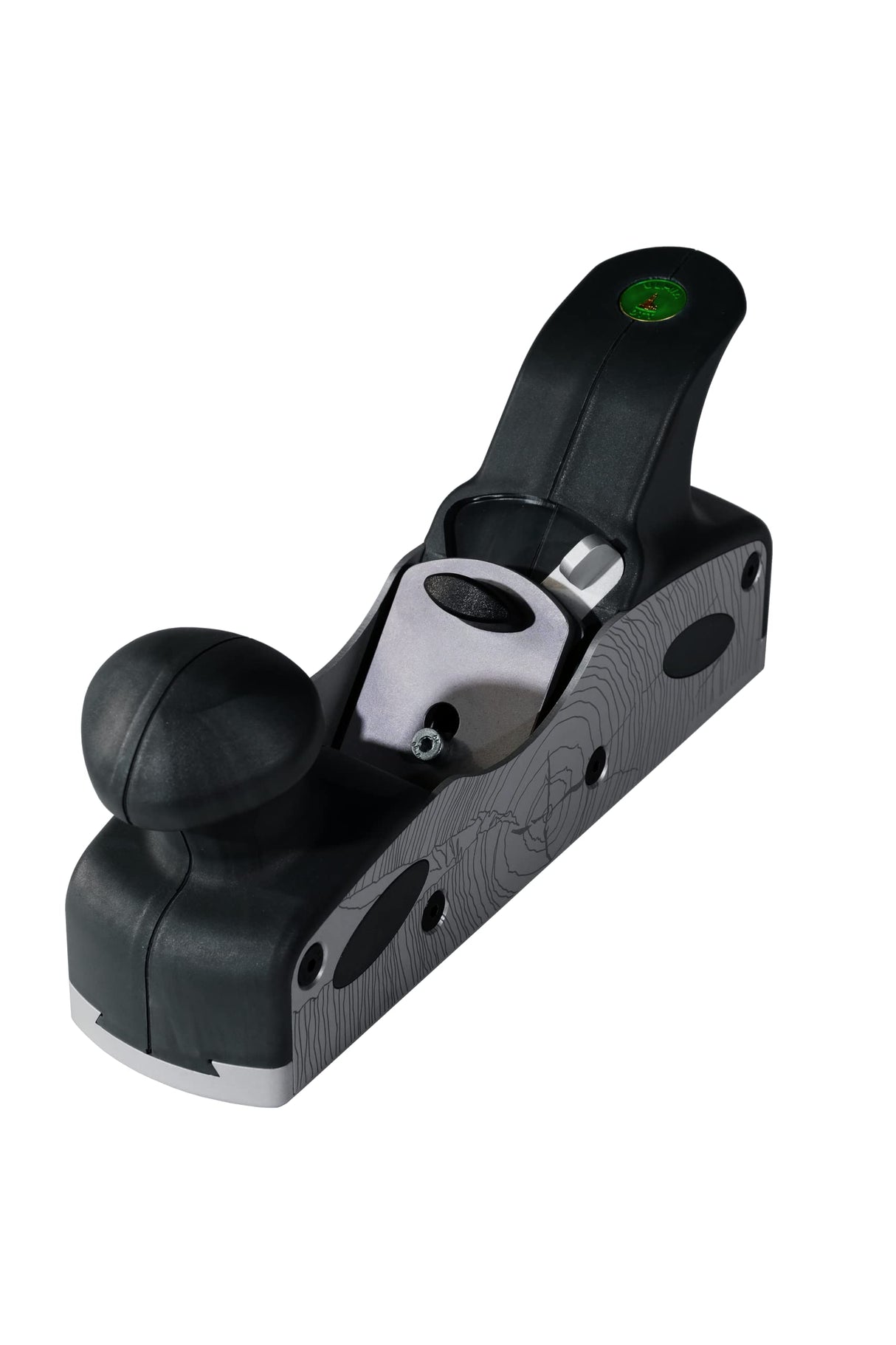 Ulmia Ha48-3 - Cepilladora (aluminio y plástico reciclable, partes laterales intercambiables, ardilla ergonómica, cepilladora de mano, cepilladora de madera)