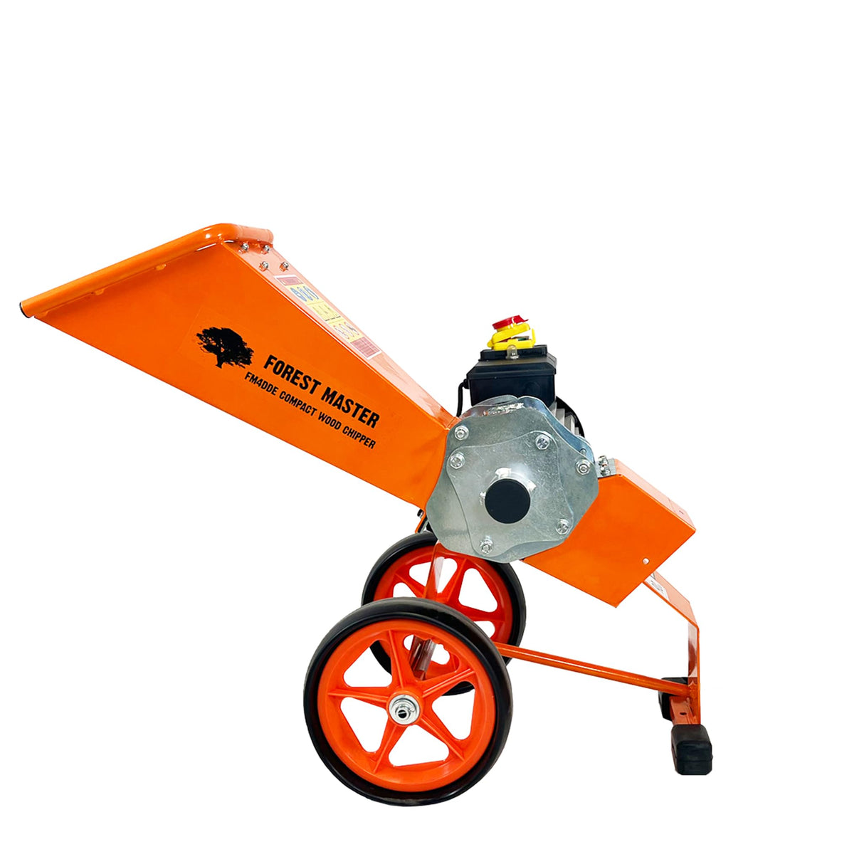 Forest Master FM4DD-MUL - Trituradora de madera compacta eléctrica de 4 CV para jardín