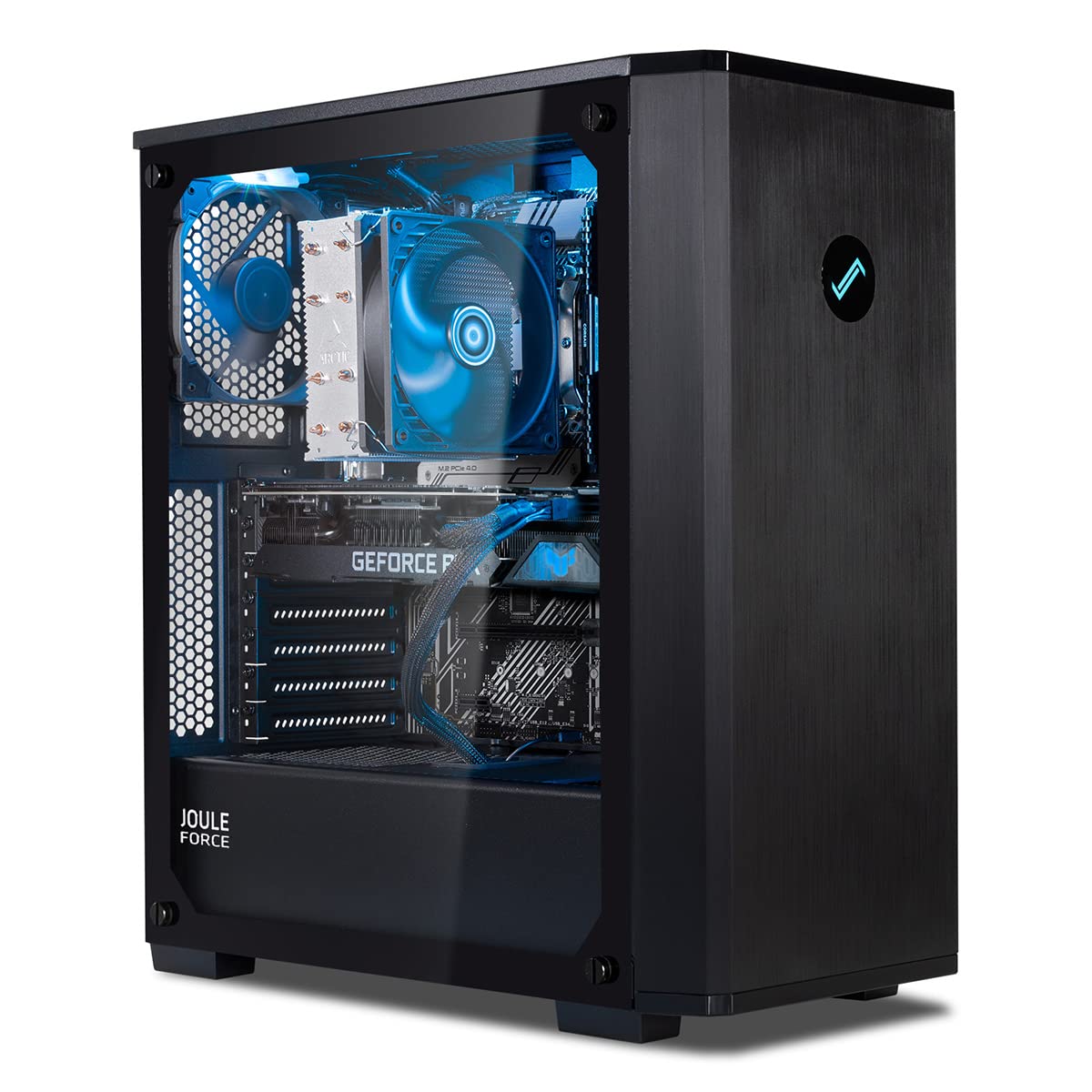 JOULE PERFORMANCE Force Gaming PC Nuke RTX3060 II5 - Ordenador con SSD de 500 GB, GeForce RTX 3060 12 GB, Arctic Cooling Freezer 34, Tarjeta gráfica Negra 3060