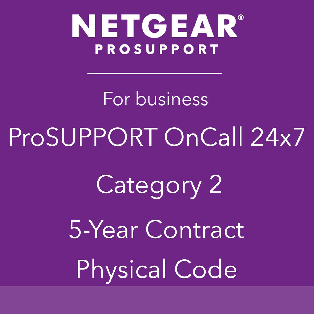 ONCALL 24X7 CATEGORÍA 2/5 YR PROSUPPORT