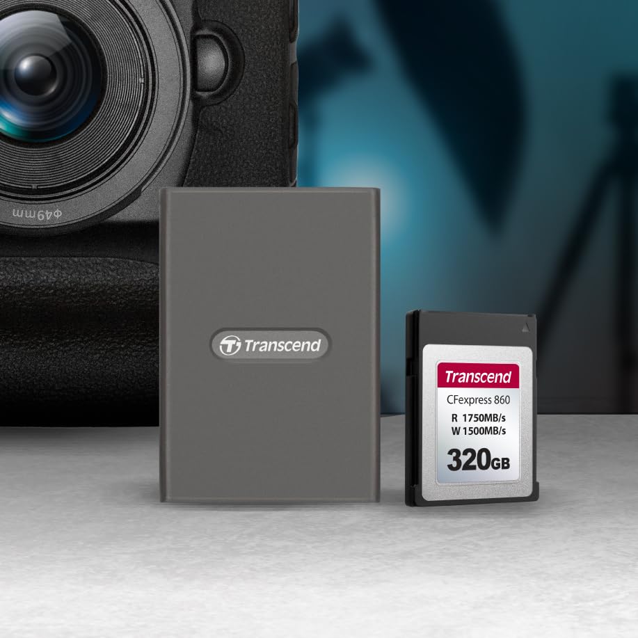 Transcend Tarjeta de Memoria CFexpress 860 Tipo B 320GB - TS320GCFE860