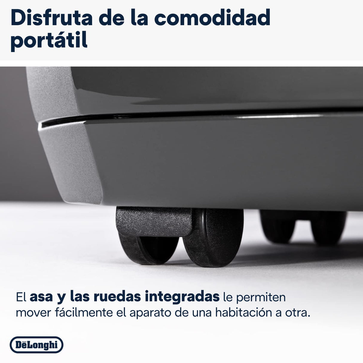 De'Longhi Deshumidificador Inteligente con Wifi Integrado, Filtro, Función 24h, 20 Litros, DDSX220WFA, Color Negro