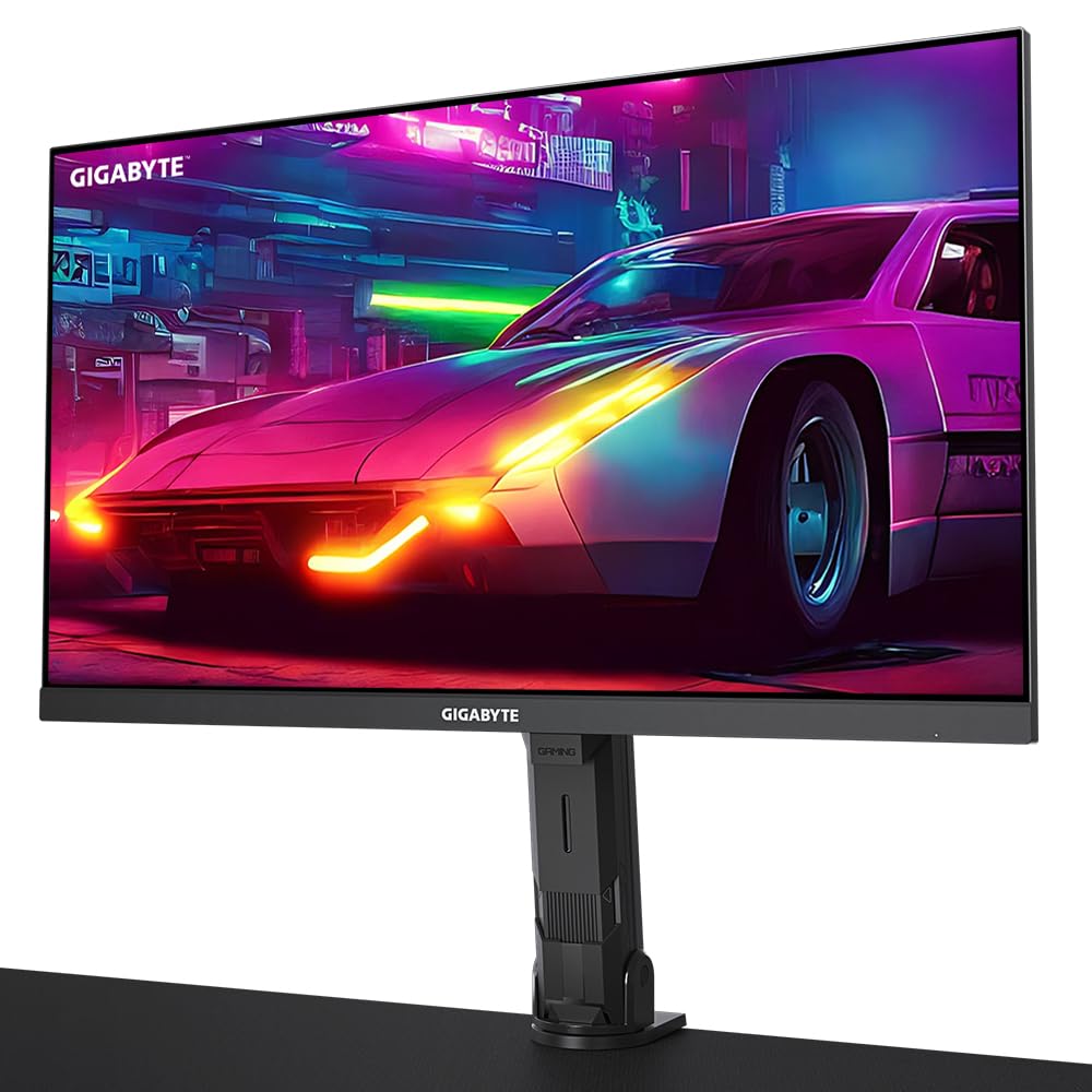 GIGABYTE M28U 28" Monitor de Juego 4K UHD Edición Brazo - 3840 x 2160, 144Hz, 1ms, 250 cd/m², FreeSync Premium Pro, Display HDR400, HDMI 2.1, Displayport 1.4
