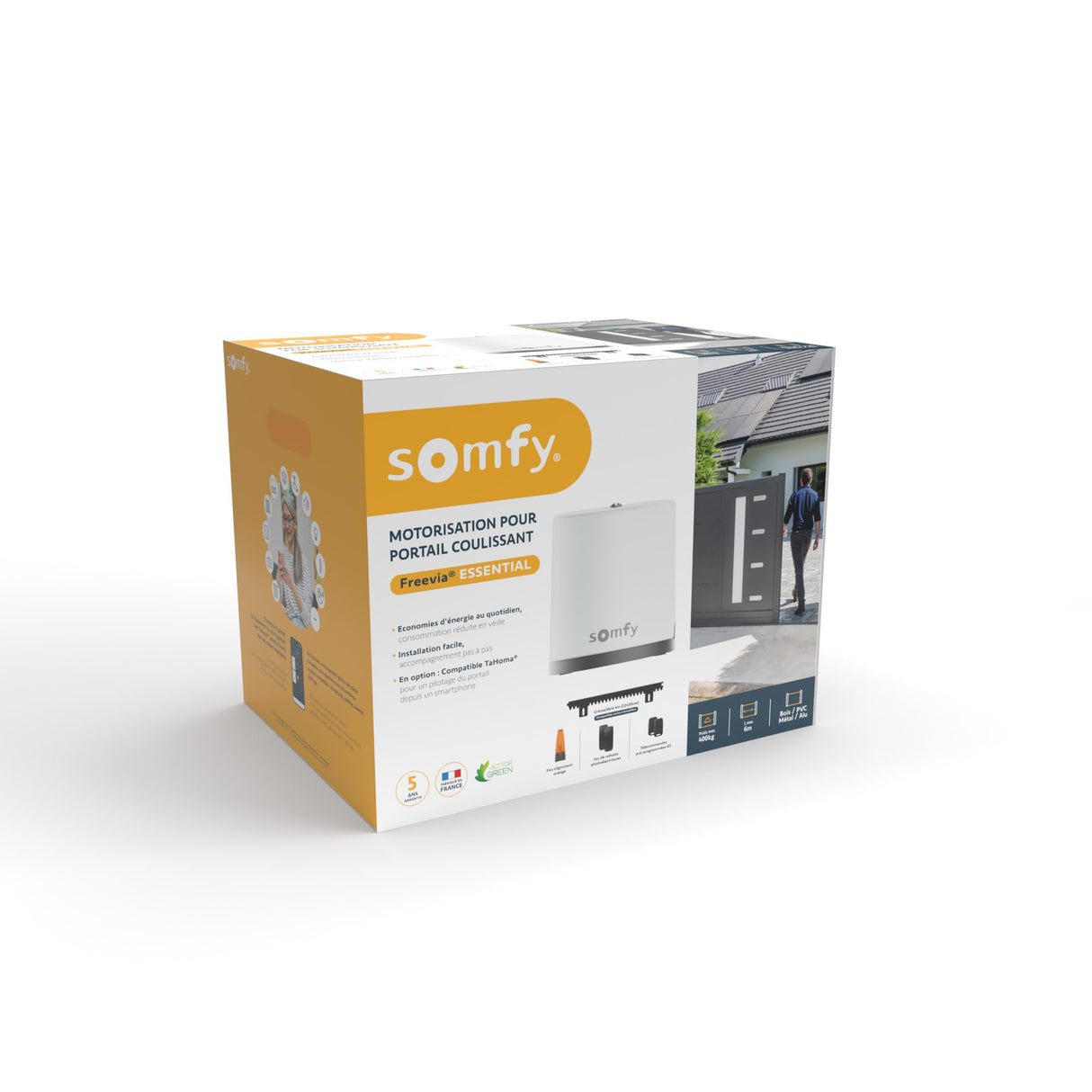 somfy 1246277 Motor de Puerta Deslizante, Gris