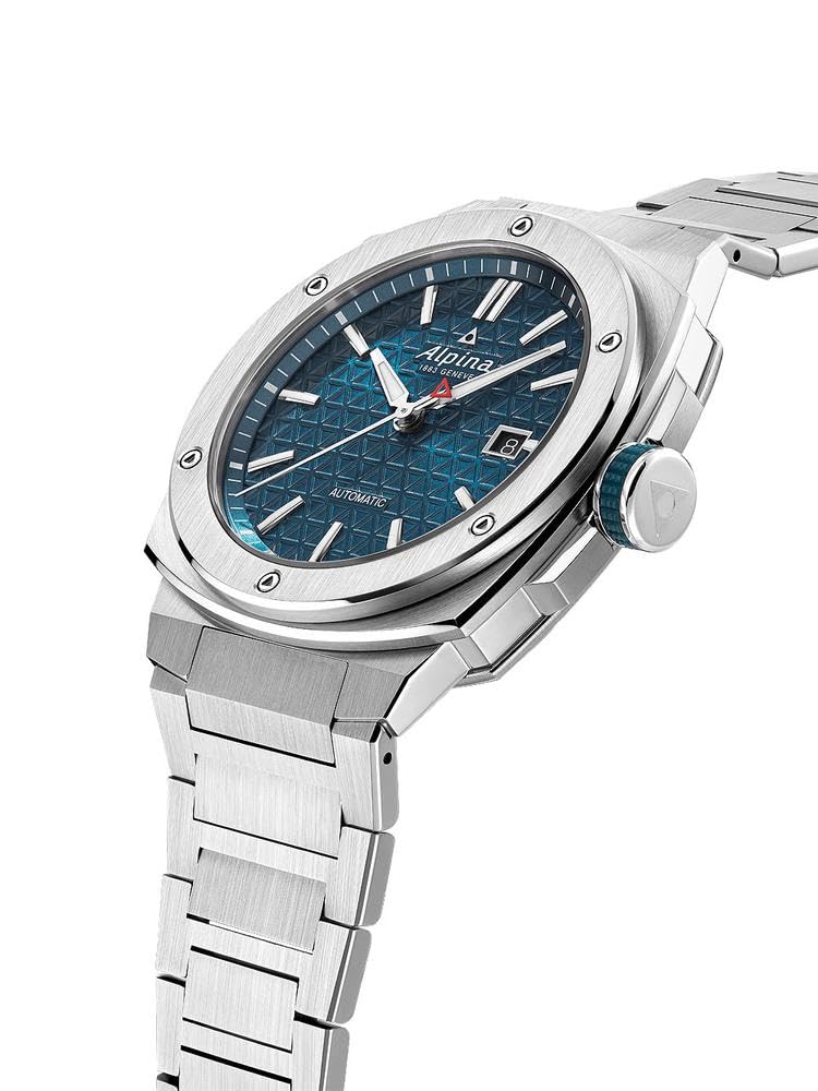 Alpina Reloj Analógico para Hombre de Cuarzo con Correa en Acero Inoxidable mid-39659