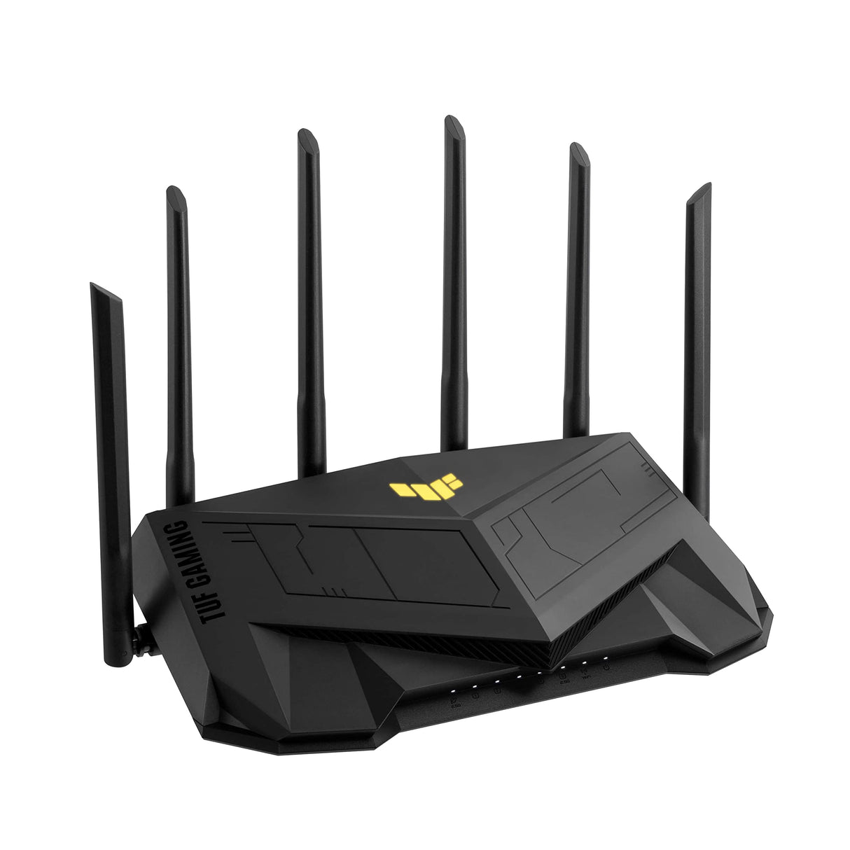 ASUS TUF-AX6000 - Router WiFi 6 (802.11ax) de Doble Banda AX4200 AiMesh (Seguridad de Red AiProtection Pro, Safe Browsing, Instant Guard y VPN, Controles parentales, Montaje en Pared)
