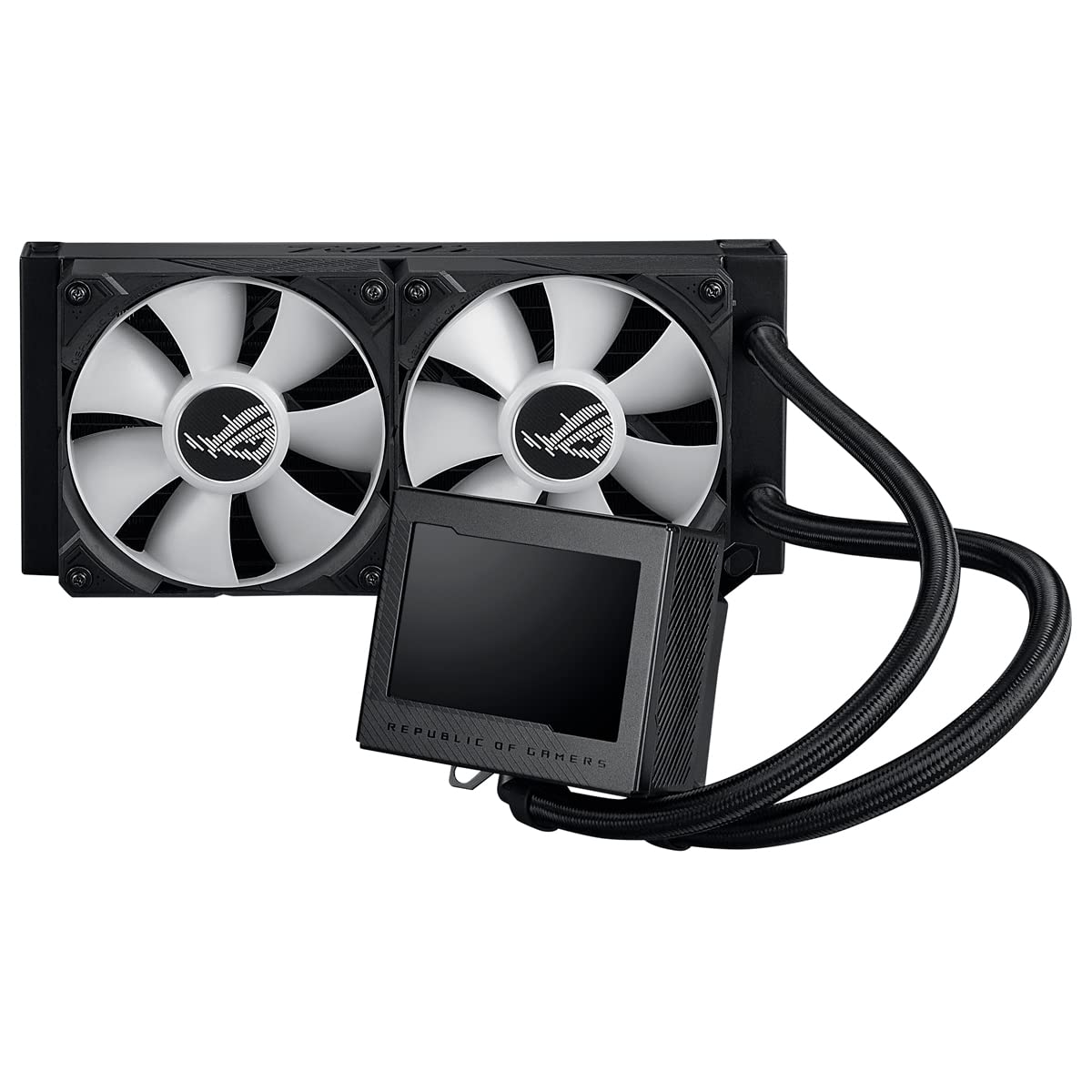 Asus ROG Ryujin III 240 ARGB - Kit de Refrigeración líquida CPU, Bomba Asetek 8a generación, 2 ventiladores de 120 mm, pantalla LCD de 3.5", Compatible con Intel LGA 1700, 115x, 1200 y AM4, AM5