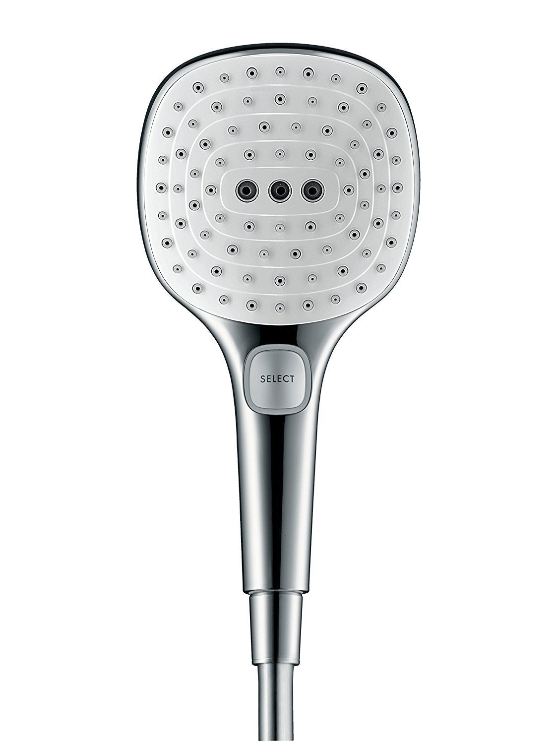 Hansgrohe 27126400 Raindance Select E 300 columna de ducha, 4 tipos de chorro, blanco/cromo